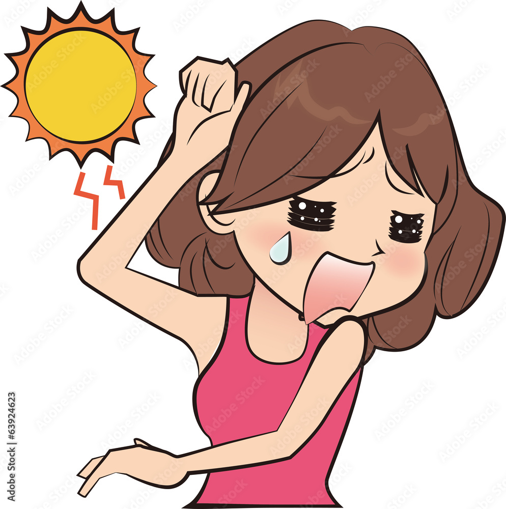 太陽を避ける女性 Stock イラスト Adobe Stock 太陽を避ける女性 Stock イラスト Adobe Stock