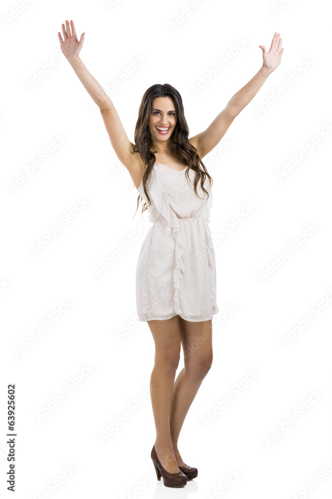 Beautiful and happy woman Beautiful and happy woman
