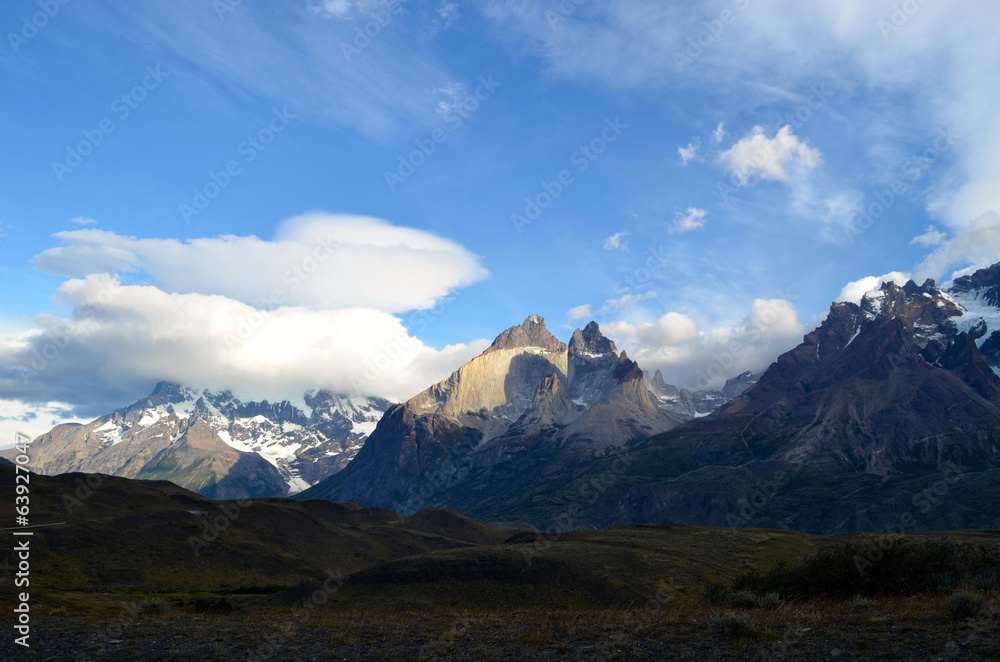 Blue massif in Torres del Paine