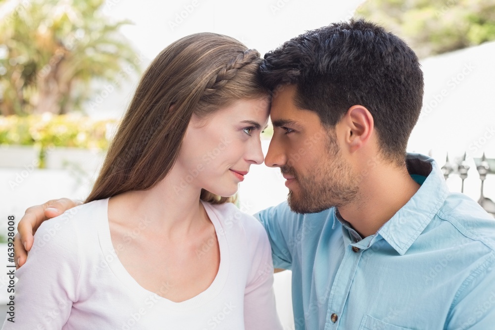 Loving couple looking at each other Loving couple looking at each other