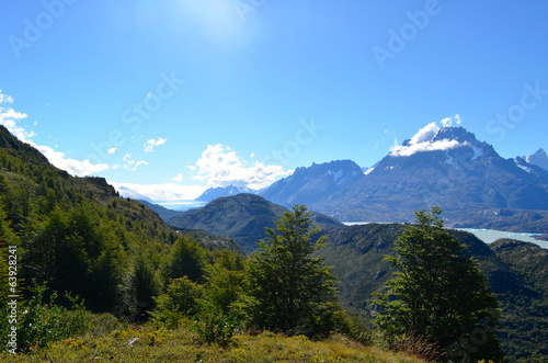blue massif and lago grey, Torres del Paine © lembrechtsjonas