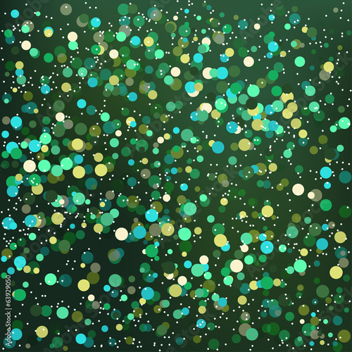 abstract green dots seamless pattern