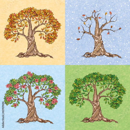Four seasons tree
