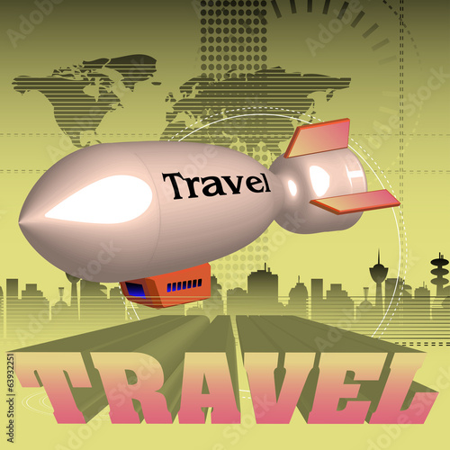 Travel by blimp