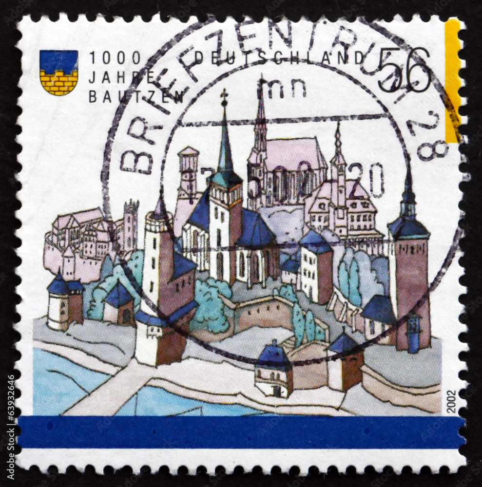 Postage stamp Germany 2002 Bautzen, Town in Eastern Saxony