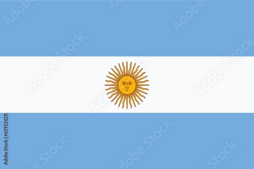 Flag of Argentina photo