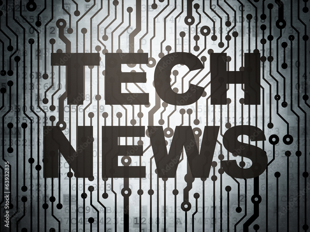 News concept: circuit board with Tech News News concept: circuit board with Tech News