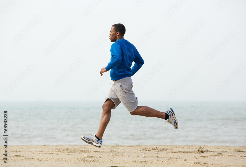 Healthy young black man