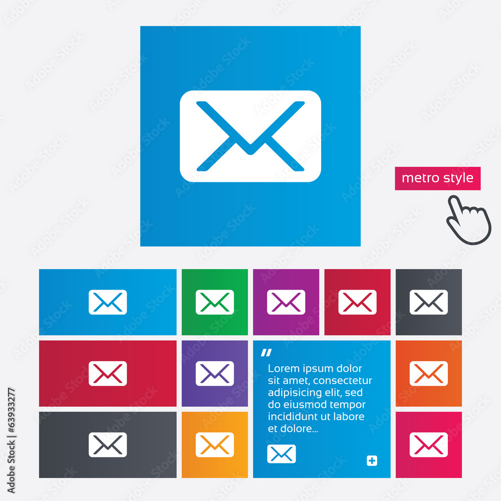 Mail icon. Envelope symbol. Message sign. Mail icon. Envelope symbol. Message sign.