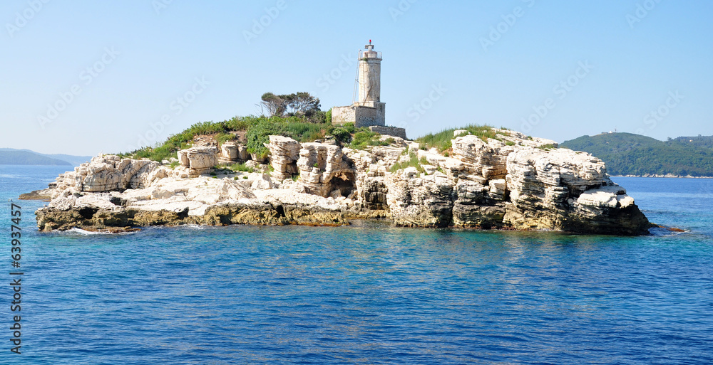 Lighthouse Sea, Greece, Europe