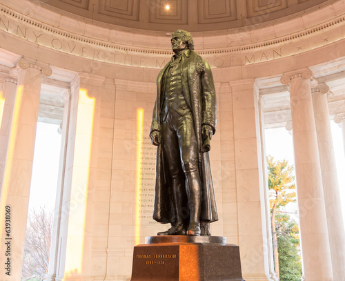 Foto Statue of Thomas Jefferson Washington DC