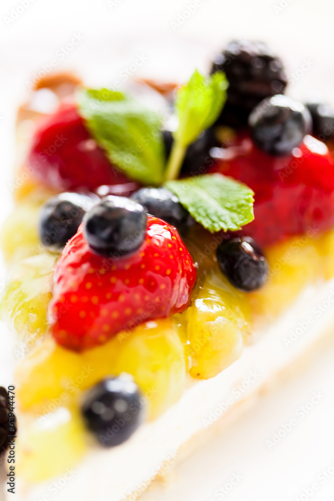 cake with fresh berries cake with fresh berries