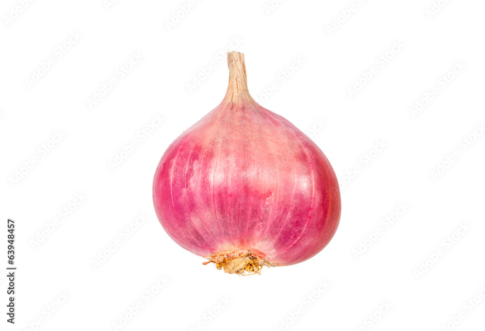 Fototapeta premium red onion isolated on white