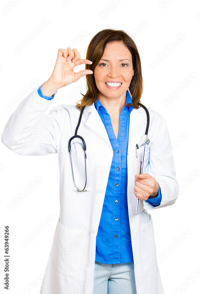 Doctor gesture an ounce of prevention is a pound of cure Doctor gesture an ounce of prevention is a pound of cure