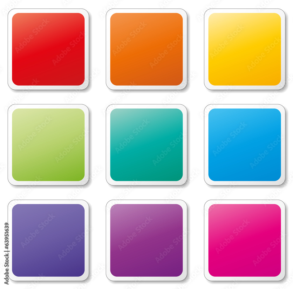 Vector stickers set Vector stickers set