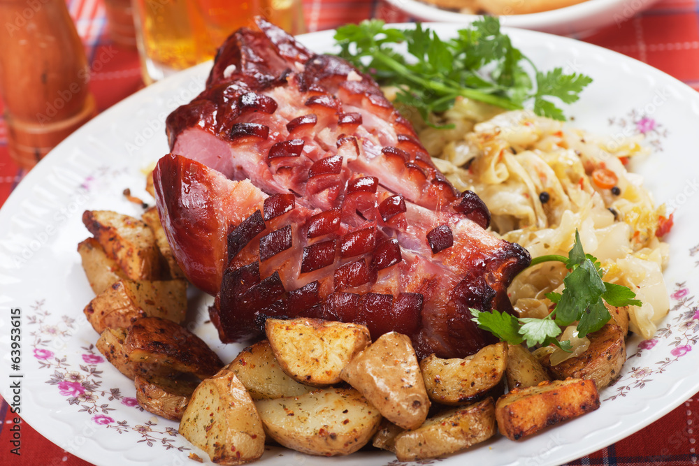 Roasted pork knuckle Roasted pork knuckle