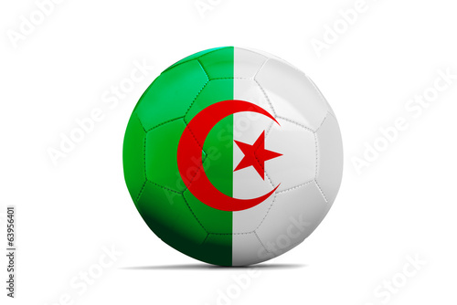 Soccer balls with teams flags, Brazil 2014. Group H, Algeria