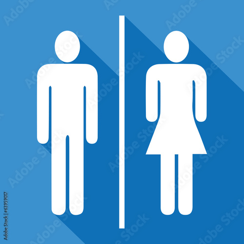 Logo toilettes.