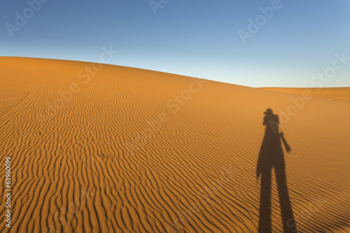 Sand dunes, Sahara Desert