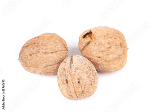 Three walnuts.