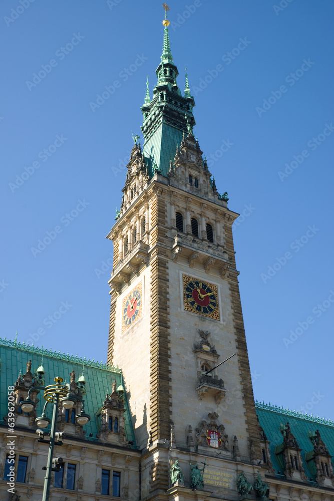 Fototapeta premium Hamburger Rathaus