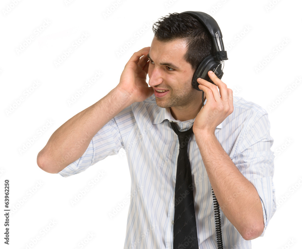 Ragazzo che ascolta la musica Ragazzo che ascolta la musica