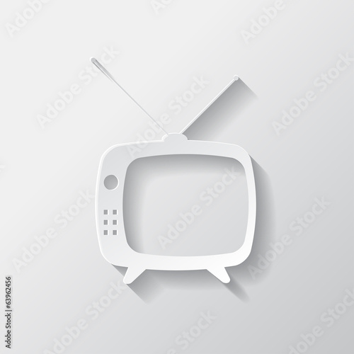 Retro tv icon