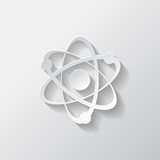 Molecule, atom icon