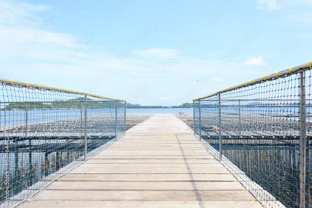 Bridge into the sea
