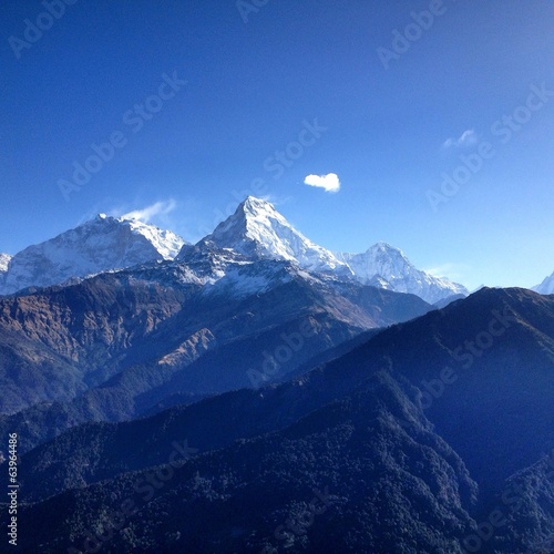 The Annapurna South in Nepal