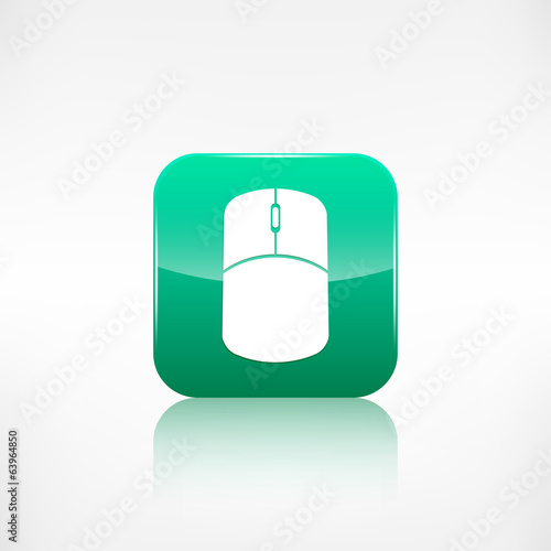 Mouse web icon. Application button.