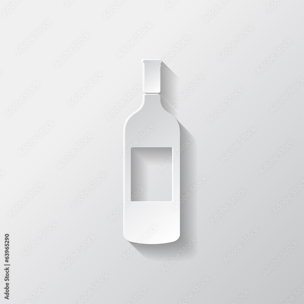 Wine bottle icon Wine bottle icon