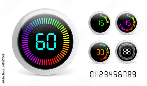 Digital Countdown Timer