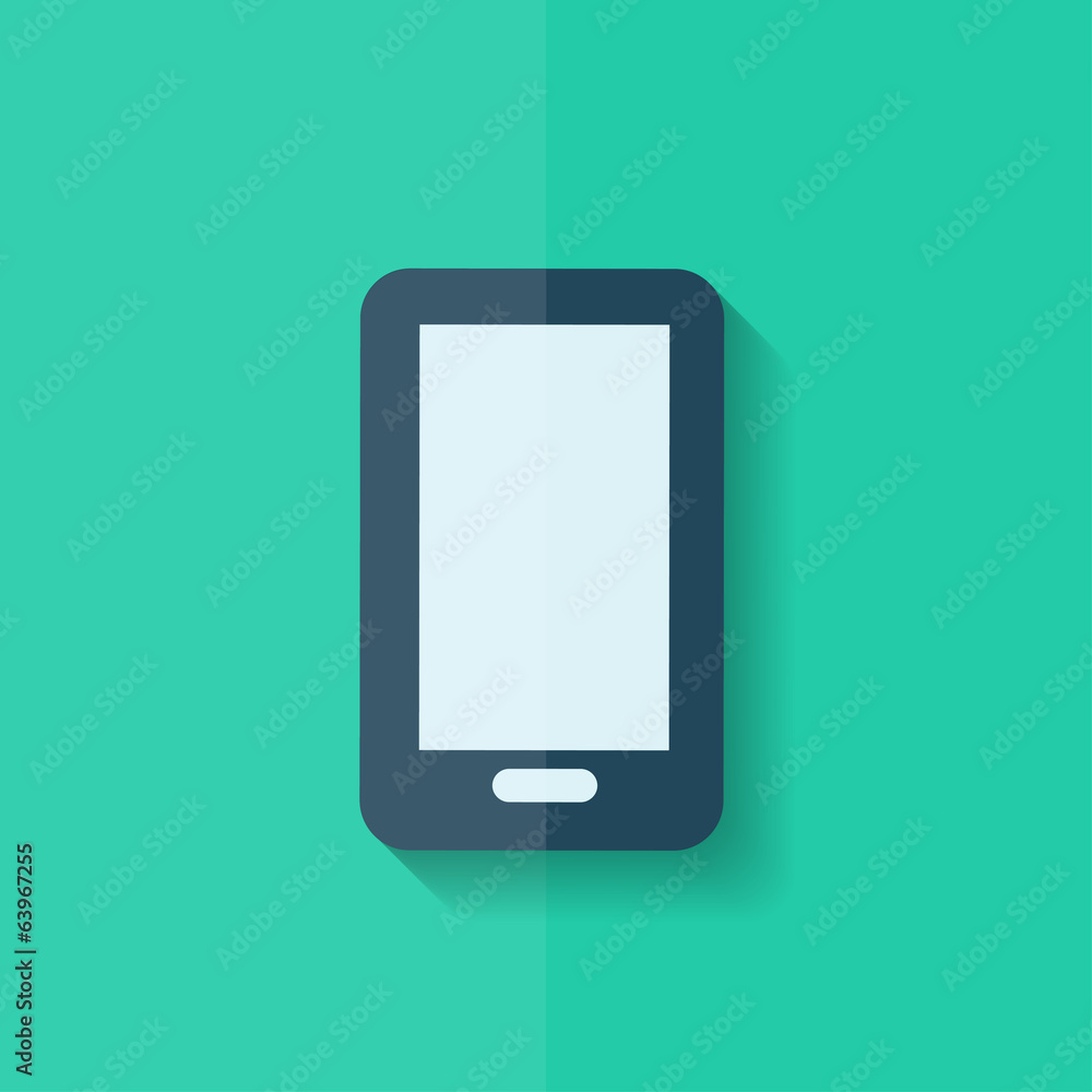 Smartphone Icon. Mobile phone. Flat design. Smartphone Icon. Mobile phone. Flat design.