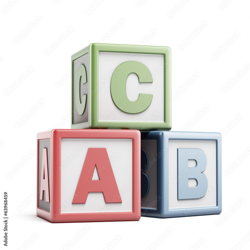 ABC building blocks ABC building blocks