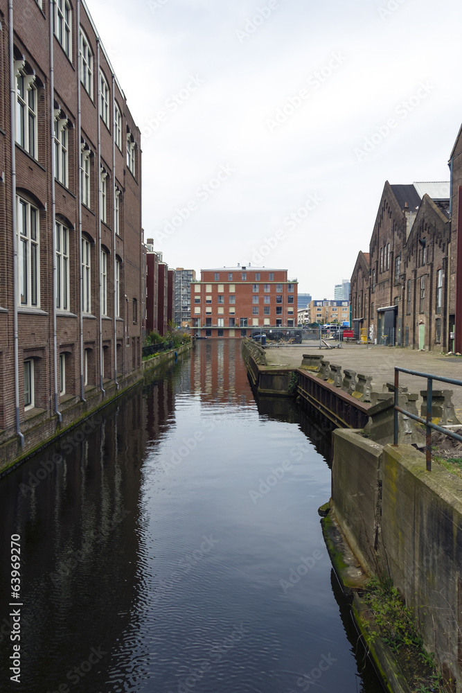 Urban landscape in Amsterdam.