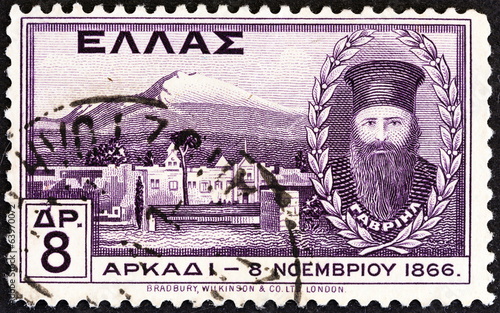 Abbot Gabriel and Arkadi monastery (Greece 1930) photo