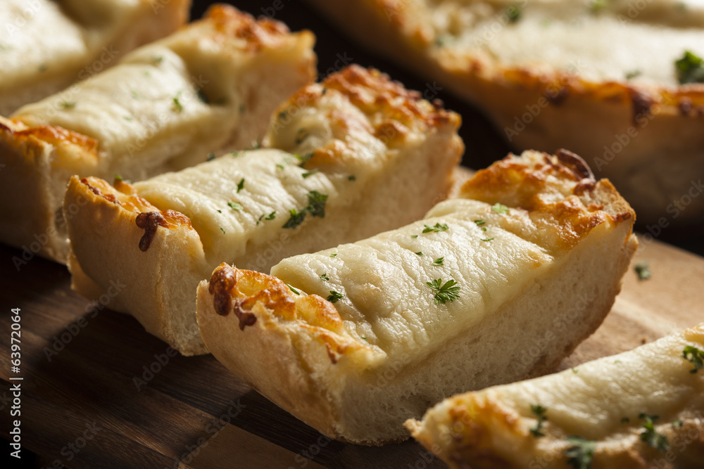 Toasted Cheese and Garlic Bread