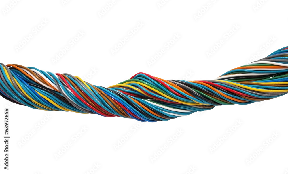 Multicolored cable