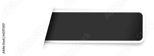 the blank black label