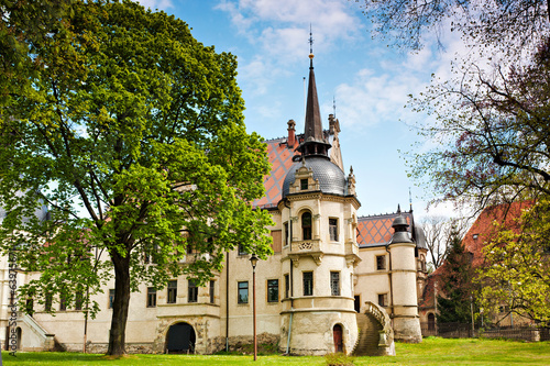 Schloss Schönfeld im Sommer photo