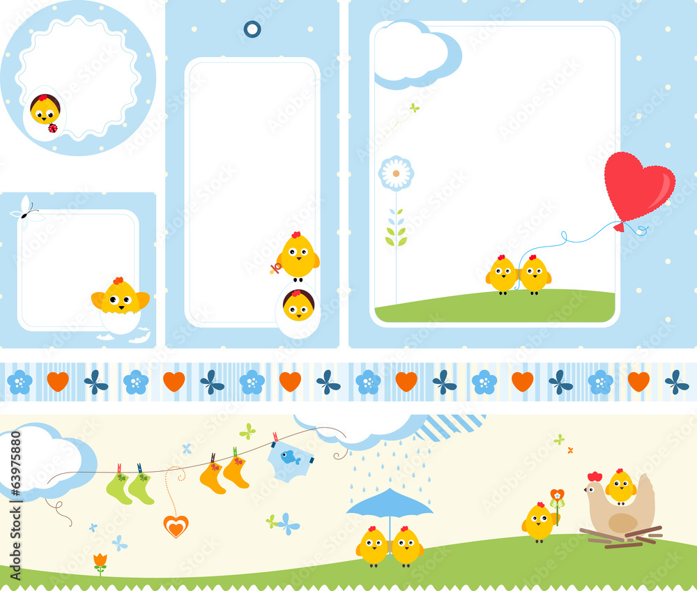 Baby Design Set Chickens Baby Design Set Chickens