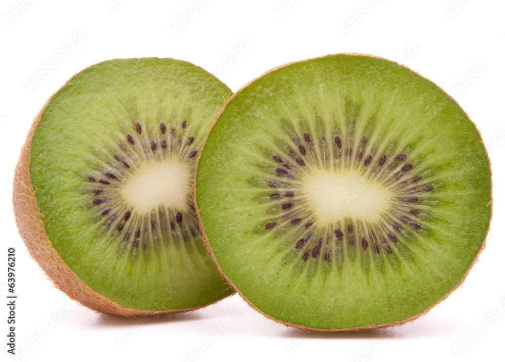 Fototapeta premium Sliced kiwi fruit half