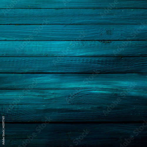 Background texture of wooden blue boards