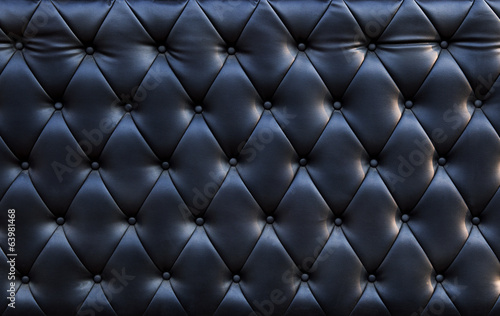 close up of blackish luxury sofa leather texture use as textured