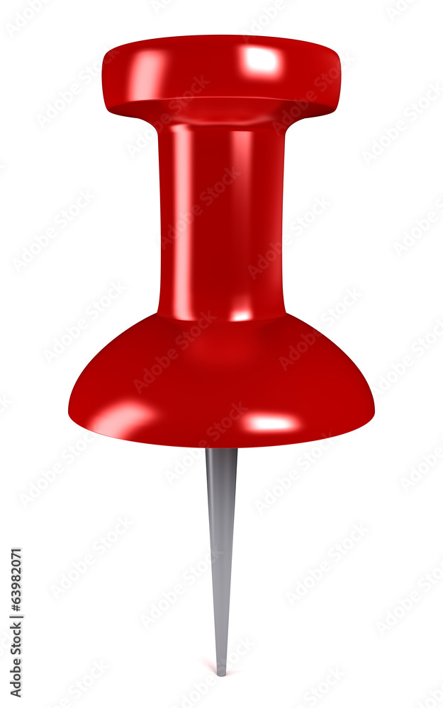 Red pushpin Red pushpin