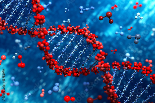 Vászonkép DNA background