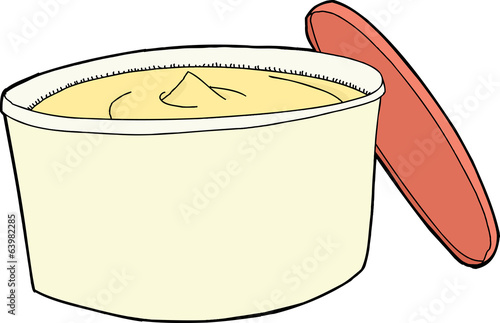 Whipped Butter and Lid