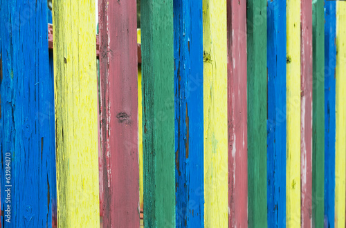 Colored fence