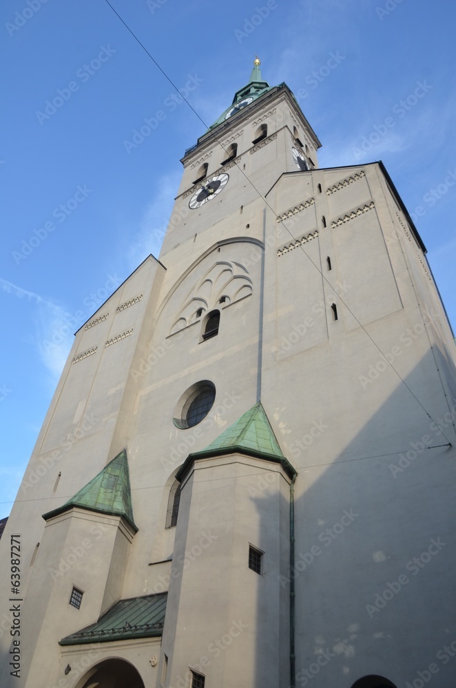 Obraz premium église saint-pierre de Munich